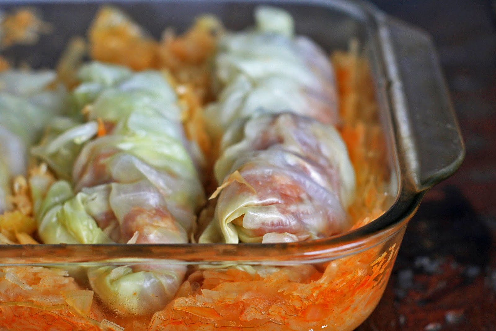 polish cabbage rolls with sauerkraut